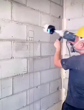 Amazing wall cutting tool at work! #powertools #tool #toolstoday