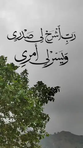 #ربي_اشرح_لي_صدرى_ويسر_لي_أمري