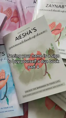 Did you spot your name? #personalisedislamicgifts #muslimknowledge #muslimbooks #islamicvalues #revertmuslim #goviralgo