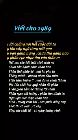 Viết cho người tuổi Kỷ Tỵ 1989 #tamtrang  #buon #xuhuong  #kyty1989