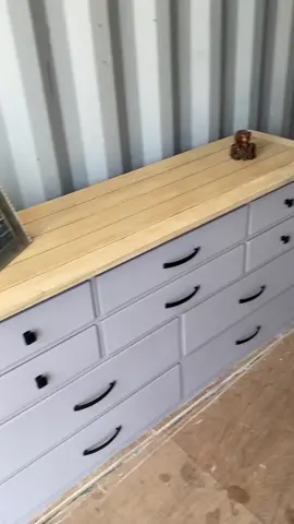 My gumtree find that i bought for £20 and sold for £145. Handles from @hiatthardware #upcycling #upcycled #upcycledfurniture #upcyclingfurniture #sandingshit #sanding #renovate #fyp #fypシ #fypage #painted #paintedfurniture #shabbychic #sidehustle #sidehustles #sidehustleideas #rustolium #pine #crownpaints