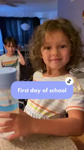 Drop off went great! Indy is so sad not to have his siblings home tho #firstdayofschool #kidsoftiktok #motherhood