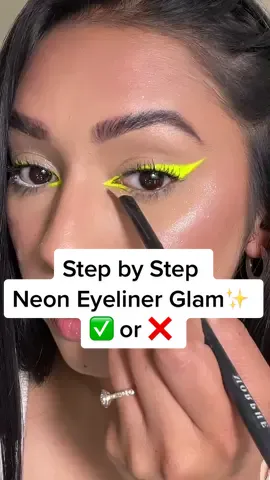 Do you like colour liners? What’s your go-to colour? Let me know💛 #neoneyeliner #stepbystep #stepbystepeyemakeup #stepbystepmakeup #eyelinertutorial #neonliner #summermakeup #makeupideas #fyp #makeupforbeginners #makeuptips #makeuptipsandtricks