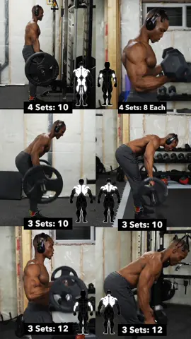 PULL WORKOUT - Dumbbells & Barbell  Find the main video for this workout on my YouTube channel with alternatives for anyone with no bench or rack (Link in Bio) . #Fitness #workout #pullday #pullworkout #strength #homeworkout #dumbbells #barbell #midasmvmt #homegym #trainwithmidas #routine #motivated #dedicated #gymworkout #bicepsworkout #backworkout #forearmworkout 