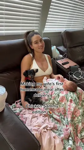 The first home meal after the hospital hits a little different #homemade #pregnancy #girldad #delish