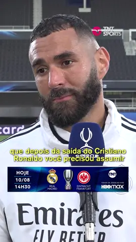 BENZEMA MELHOR DO MUNDO PÓS-CR7 NO REAL? 👀🏆 Vem ver o que ele disse em EXCLUSIVA à nossa @tatimantovani! #Benzema #RealMadrid