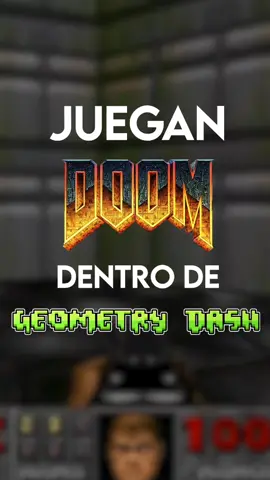 Respuesta a @elchurros7 Juegan Doom dentro de Geometry Dash 🕹️ #doometernal #gaming #videogames #geometrydash #doom #gamer  #datoscuriosos #memegamer