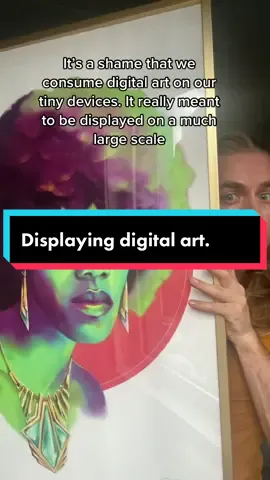 Displaying digital art be like #ipadart #digitalart #characterdesign #portraitpainting #artreveal #artprint #digitalpainting #digitalportrait