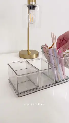 Me 🤝 acrylic organizers for everything  #organizewithme #officeorganization #backtoschoolsupplies #walmarthome #thehomeedit #amazonhome #asmrorganize 