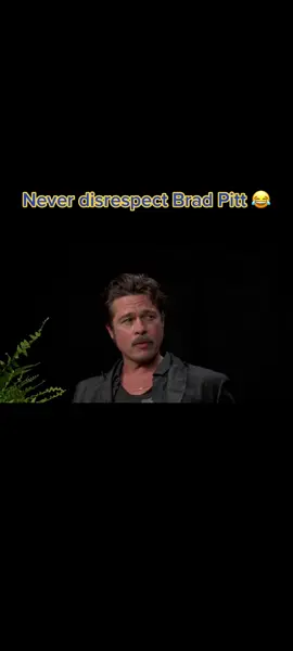 Yikes 😂 #darkhumour #betweentwoferns #bradpitt #zachgalifianakis #viral #hilarious #humor #gum #disrespectful #funny #justforlaughs
