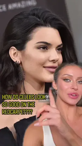 How do celebrities all look SO good on the red carpet??? #beautyhacks #hollywoodsecrets #redcarpetlook #kimk #northwest #skintexture #selflove #bodypositivity #skintok #makeuptok