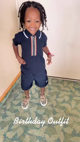 Outfit of the day, Bahamas Private Island🎉♌️🦁 #Birthdayboy #dayvonjr #happybirthday #burberry #GRWM 