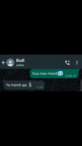 mandi aja ribet 🗿#fyp #chatwalucu #chatstroy #chatlucu #walucu #chatwhatsapp