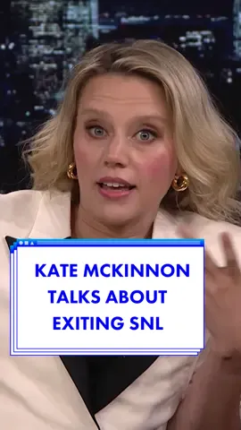 #KateMcKinnon talks about exiting @Saturday Night Live - SNL and pranking her coworkers with bouquets of prosthetic noses and ears from her past roles. 😂 #FallonTonight