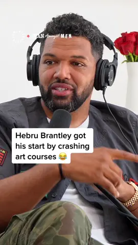 #HebruBrantley explains how he caught his first break attending an art school he wasnt even enrolled in on a new episose of #ImanAmongstMen. Out tomorrow wherever you get your podcasts.
