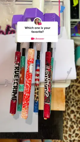 #question from @livingevida Some new pens are coming in hot. Which one is your favorite? I have more of these available and will be uploaded to my shop soon.