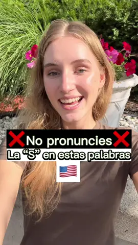 ❌No pronuncies la “S” en estas palabras❌🤗 #ariannitalagringa #ariannitalabonita #ingles #aprendeingles #learnenglish #english #inglesonline #englishteacher #mexico #venezuela #colombia #españa #argentina #chile #peru #miami #pronunciation #inglesfluido #aprenderinglesrapido #englishgrammar #cursoinglesonline