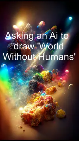 Ai draws world without humans #ai #artificialintelligence #fyp #fypシ
