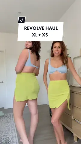 The green mini tho 🤌🏽 what brand should we do next? #curvyfashion #petitefashion #petitestyles #revolve