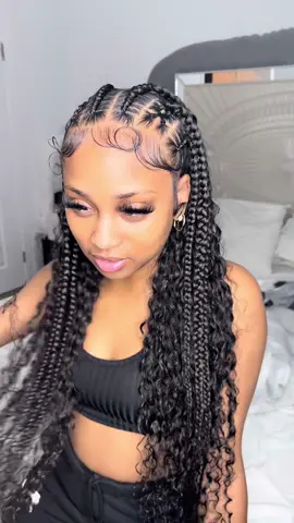 My fave hairstyle to do 😍😍 @theslaycove #braidersoftiktok #braids #braidstutorial #braidersontiktok #lahairstylist #frontalwig #fyp #halfuphalfdown #quickweave #vacay