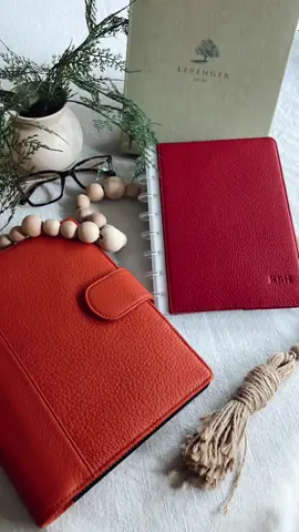 Levenger sent me these gorgeous leather planner/notebooks! The red is the Circa Pebbled Leather Notebook in Chili Red and the Leather Softfolio is in burnt orange. Let me know which is your favorite down below!@LevengerCompany #levenger #discboundnotebook #discboundplanner #stationaryhaul #stationaryaddict #planner #plannercommunity #planneraddict #leatherplanner #workingmomlife #momlife #nursepractitionersoftiktok  #nursepractitionerlife #thehappyplanner #planning #plans #professionalplanner #professional