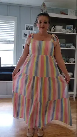 Outfit of the day @draperjames  maxi dress from.@kohls year of the pig earrings, bangle, necklace and pink tote is from @katespade. #outfitoftheday #OOTD #maxidress #draperjames #kohls #katespade #pastelcolors #pink #pigjewelry #fashionforyou #influencer #brunette #hazeleyes #foryoupage #fyp #viral #womenover40 #grandmasoftiktok #momsoftimtok #tote #letmepromoteyou #selflove #letmebeyourambassador