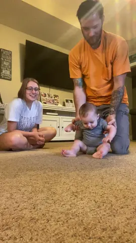 Caught her first steps on camera 😭❤️ #bittersweet #babygirl #soproudofher #fyp