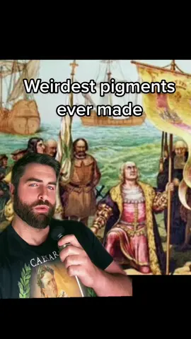Humans have made colors out of some pretty weird things, but these are the weirdest #pigment #pigments #arthistory #fashionhistory #history #learn #facts #education #LearnOnTikTok #painting