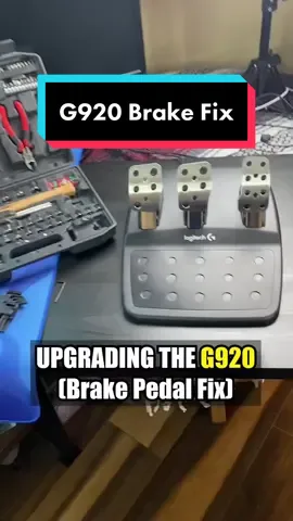 Replying to @.tristaneast Make your G920 IMMEDIATELY better and throw that little brake pedal bean in the trash. #logitechg920