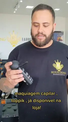 maquiagem capilar disponível na loja ! garanta já o seu #toppik #calvo #fyp #barbearia
