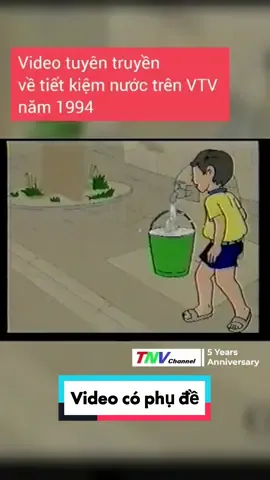 [Phụ đề] Video tuyên truyền về tiết kiệm nước. Sau 28 năm, mặc dù hình ảnh đã cũ, nhưng bài học mang lại vẫn còn nguyên giá trị. #tnvchannel #televisionarchive #tnvtelevisionarchive #videotuyentruyen