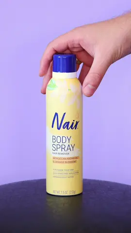 AD| Easiest way to remove body hair in 3 simple steps, life changing 🤩 @Nair body spray hair remover 🤍 #skincare #beauty #asmr #satisfying #nair