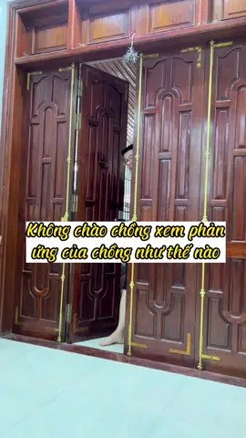 Thử thách không chào chồng xem phản ứng của ông như thế nào 🤣#shoptumai