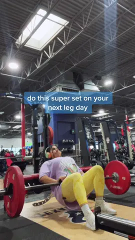 my glutes were on 🔥 after this one #hipthrust🔥 #superstar #gymtips #legday
