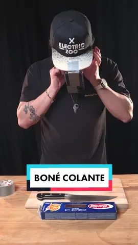 BONÉ COLANTE 🧢 #aprendinotiktok #DiaDosPais #criatividade