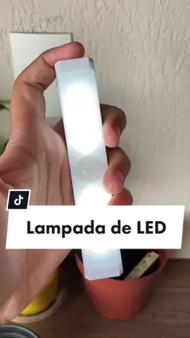 Lâmpda de led com sensor de movimento #dicas_utilidades #ledlights #compreinashopee