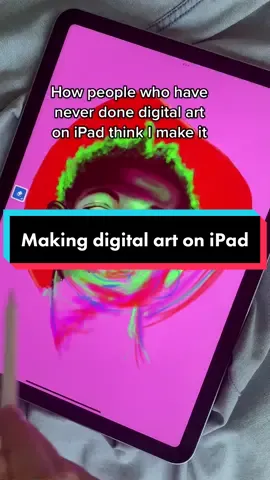 How I make digital art on iPad… Not really #ipadart #digitalart #ipaddrawing #portraitpainting #artreveal #speedpainting