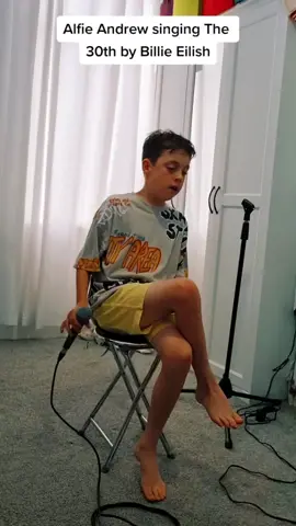 Obviously when #billieeilish brings out a new song, Alfie has to learn it! Here he is with his rendition of The 30th. Hope you enjoy x #billieeilish #the30th #kidsinging #childsinger #fyp @billieeilish