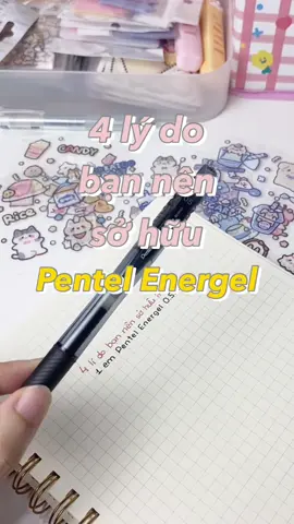 Em bút quốc dân Pentel Energel đã cập bến số lượng lớn 👉🏻 Đặt hàng ngay trong Tiktok Shop để được freeship