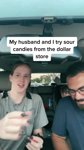 When your husband convinces you to try a sour candy from the dollar store 🫠