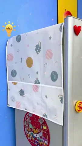 Đậy nóc tủ lạnh có túi đựng #review #tủlạnh