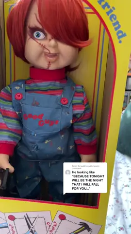 Replying to @kookymysterious 😂😂#chucky #halloween #scary 