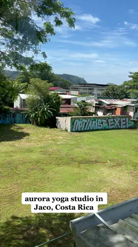 come to yoga with us at one of the most beautiful yoga studios in costa rica. @chef_kayy