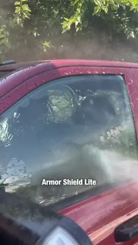 Easy spray on and wipe off! Avalonking Armor Shield Lite ceramic spray! Link in my bio #detailing #ad #avalonking