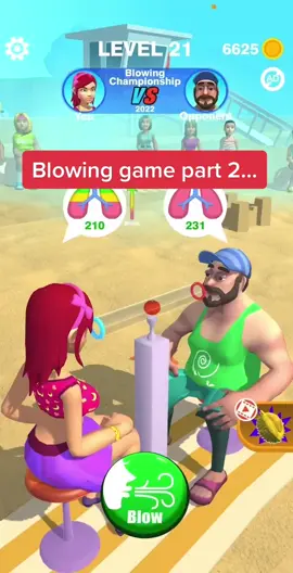 Blowing game part 2… Why is this actually hard? #fyp #funny #mobile #games