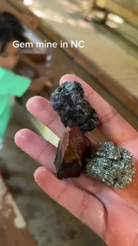 Kids loved it #crystals #gems #mine 