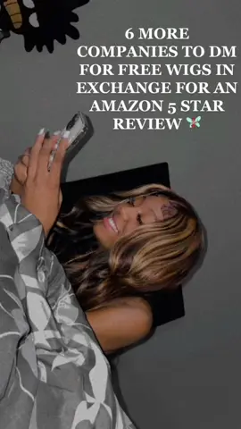 6 companies to reach out to 🧡 #viral #trending #explorepage #amazonhair #freewigs#freewighack #hairpromo#wigs #wiginfluencer#influencer #freehair #foryou #wigplug#fyp> #hairinfluencer #wigpromo#BlackTikTok #contentcreator #blackgirltiktok