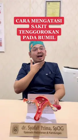Yuk disimak cara2 untuk meringankan sakit tenggorokan saat hamil..! #SoEasy #dokter #obsgyn #infobumil #bumilsehat #fyp #fypシ