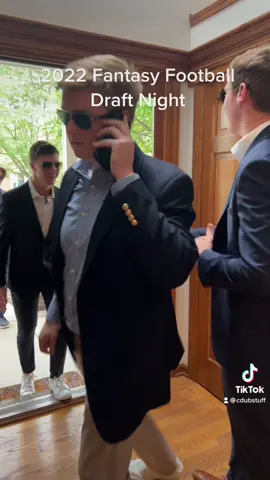 2022 Fantasy draft with the boys #fantasyfootball #nfl #dressedup #fantasy #2022 #draft #sports #espn #sportscenter