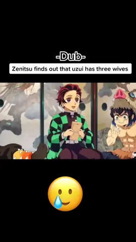 #CapCut  #demonslayer #season2 #spoilers⚠️ #dub no pt 2 #zenitsu finds out that #uzui as three wives